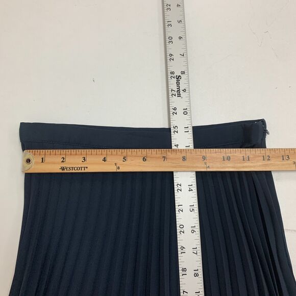 Michael Kors Accordion Skirt Womens 0 Semi Sheer Knee Length Pleated Unlined - Picture 8 of 15